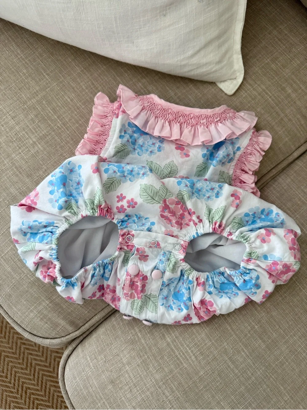 Hydrangea Bubble Romper